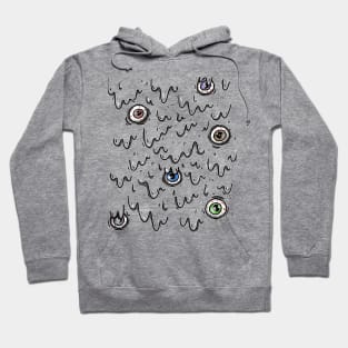 Goo & Spooky Eyes Funny Halloween Design Hoodie